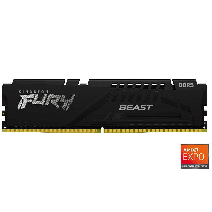 Kingston FURY Beast KF552C36BBE-16 16GB System Memory, 5200MT/s, DDR5, CL36, DIMM, Black, AMD EXPO Certified - IT Supplies Ltd