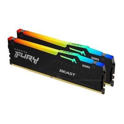 Kingston FURY Beast KF556C40BBAK2-64 64GB (2x32GB) System Memory, DDR5, 5600MHz, Black, 288 Pin, AMD EXPO Certified - IT Supplies Ltd