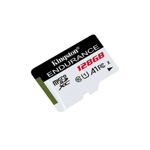 Kingston SDCE/128GB High Endurance micro SD Flash Memory Card, 128GB, Class 10, A1, UHS-I U1, Retail Packed - IT Supplies Ltd