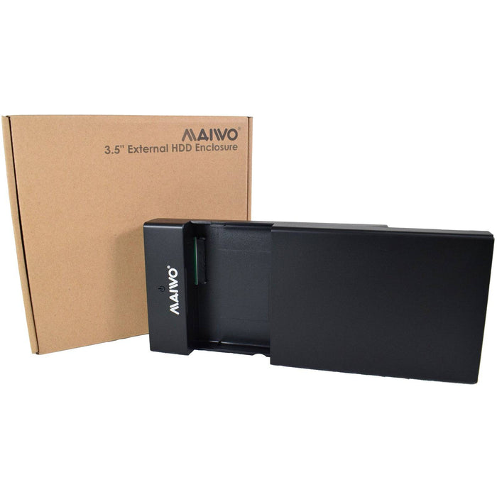 Maiwo USB 3.0 3.5" External Hard Drive Enclosure with Power Adapter - IT Supplies Ltd