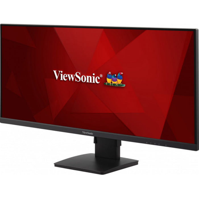 Viewsonic VA3456-MHDJ 34" IPS Ultra-Wide Monitor, 2xHDMI, Display Port, WQHD, 75Hz, 4ms, Freesync, Speakers, VESA, Height Adjust, Black - IT Supplies Ltd