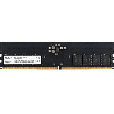 Netac NTBSD5P48SP-16 16GB DIMM System Memory, DDR5,4800MHz, 1 x 16GB, 288 Pin, 1.35v, CL40 - IT Supplies Ltd