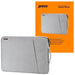 Prevo 14 Inch Laptop Sleeve, Side Pocket, Cushioned Lining, Light Grey - IT Supplies Ltd