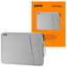 Prevo 14 Inch Laptop Sleeve, Side Pocket, Cushioned Lining, Light Grey - IT Supplies Ltd