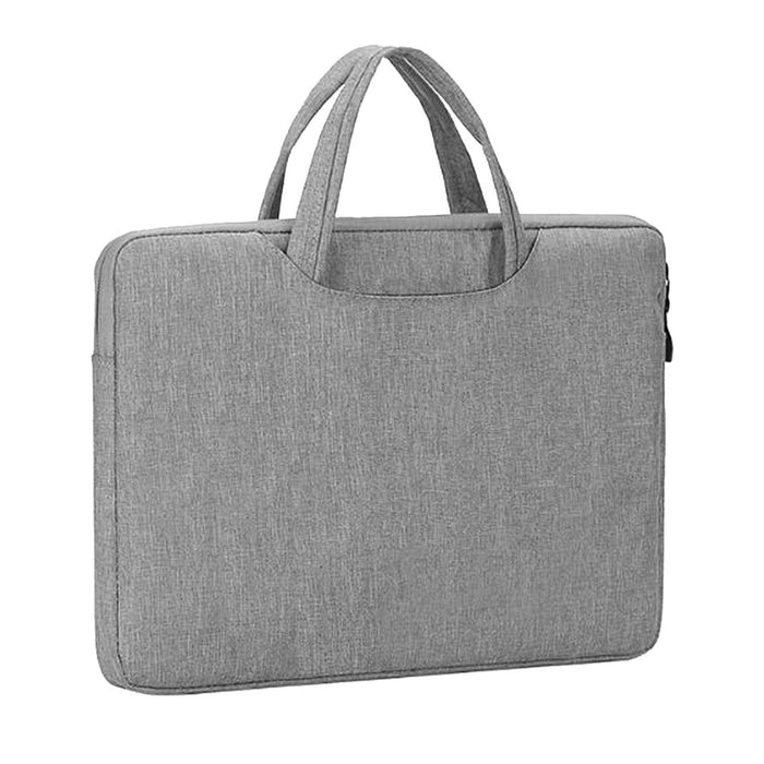 Prevo 15.6 Inch Laptop Bag, Cushioned Lining, With Shoulder Strap, Light Grey - IT Supplies Ltd