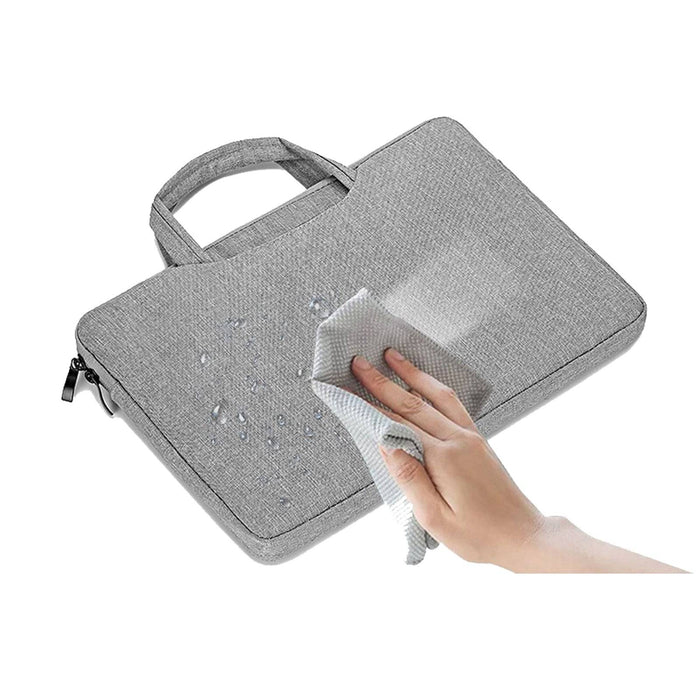 Prevo 15.6 Inch Laptop Bag, Cushioned Lining, With Shoulder Strap, Light Grey - IT Supplies Ltd