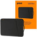 Prevo 15.6 Inch Laptop Sleeve, Side Pocket, Cushioned Lining, Black - IT Supplies Ltd