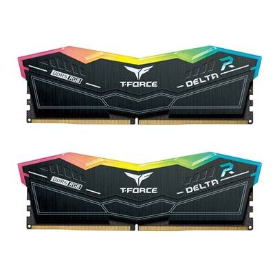 Team T-Force Delta RGB FF3D532G6200HC38ADC01 32GB 6200MHz DDR5 System Memory, 2 x 16GB, Black, CL38-38-38-78 1.25V - IT Supplies Ltd