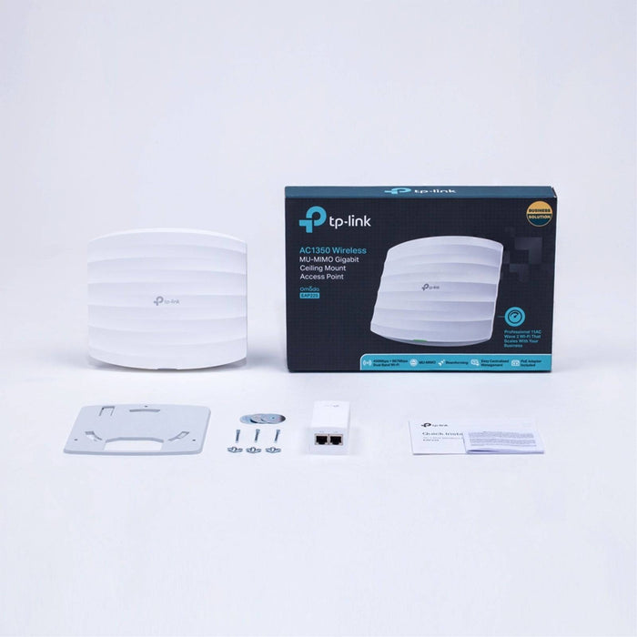 TP-Link EAP225 AC1350 Wireless Access Point, MU-MIMO, Gigabit, Ceiling Mount - IT Supplies Ltd