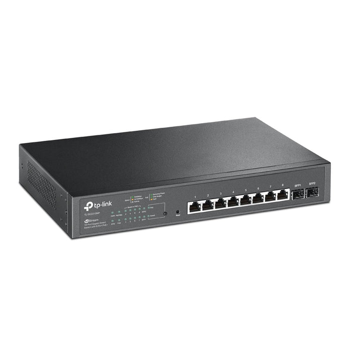 TP-Link TL-SG2210MP JetStream 10-Port Gigabit Smart PoE Switch with 8-Port PoE+ - IT Supplies Ltd