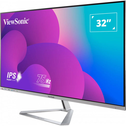 Viewsonic VX3276-MHD-3 32-Inch Full HD, Frameless IPS Monitor, 1080p, 1920 x 1080 Resolution, 75Hz, HDMI, VGA, DisplayPort, Speakers - IT Supplies Ltd